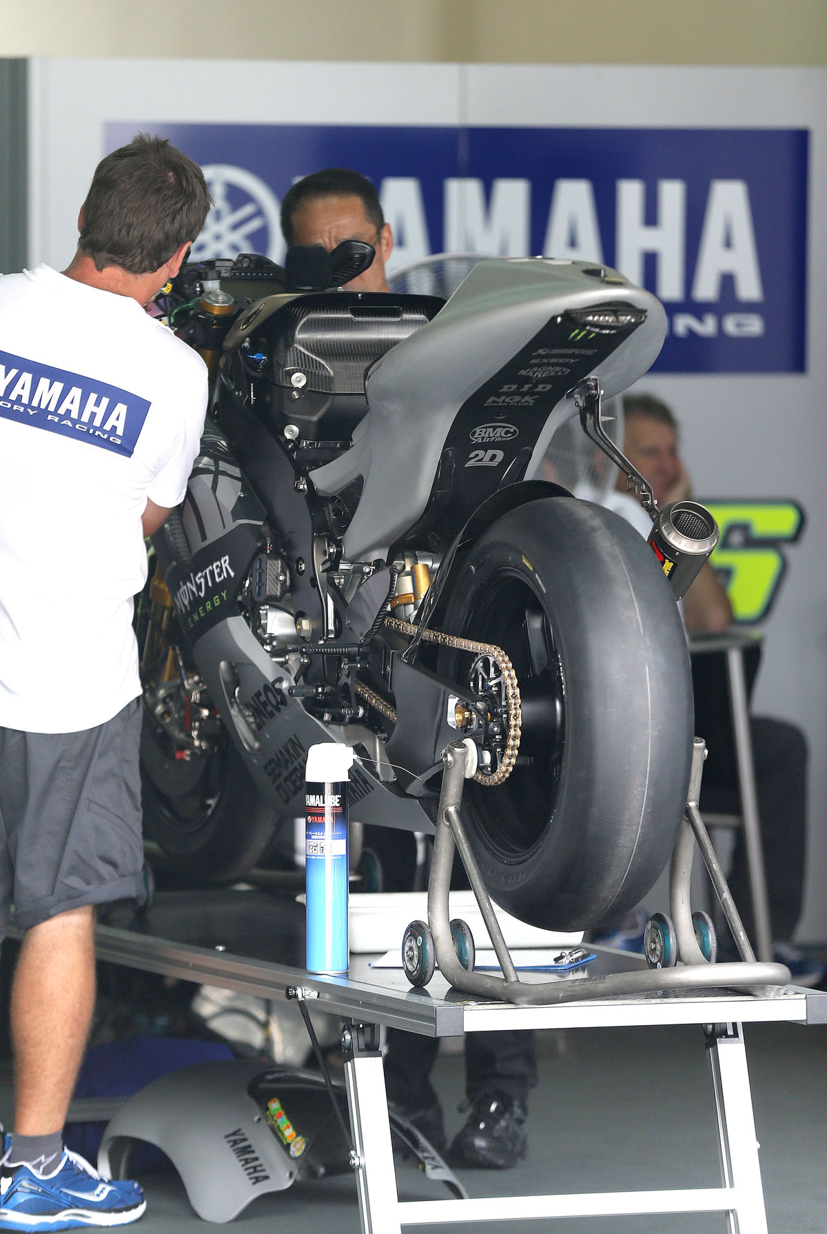 Rossi's test bike revealed