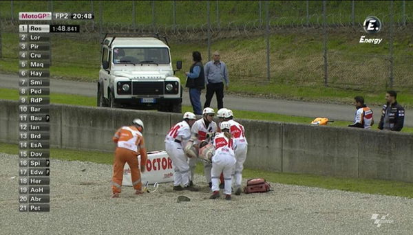 Marquez suffers near 200mph crash at Mugello