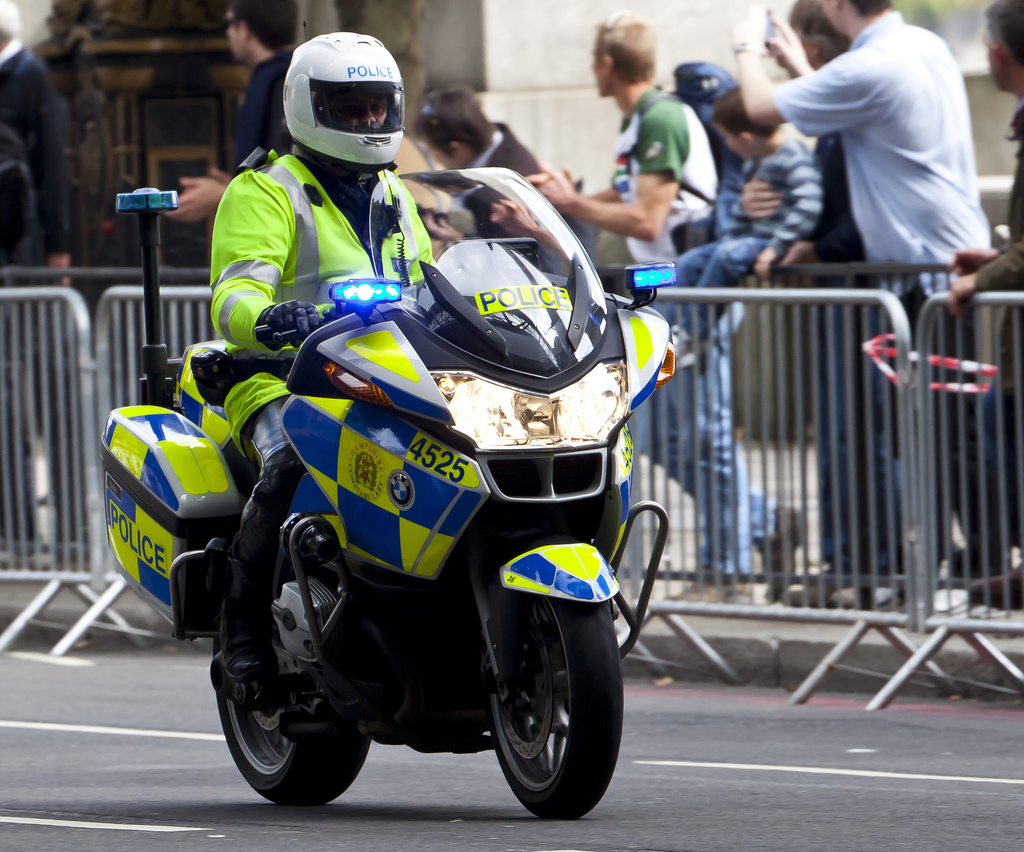 Hampshire Constabulary's mixed motorcycle message