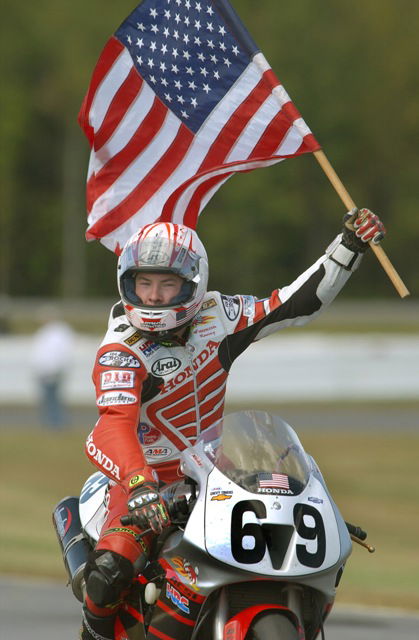 Nicky Hayden testing Ducati World Superbike