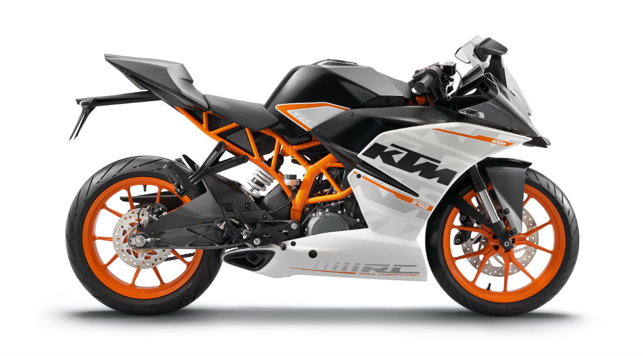 KTM unveils RC125, RC200 and RC390