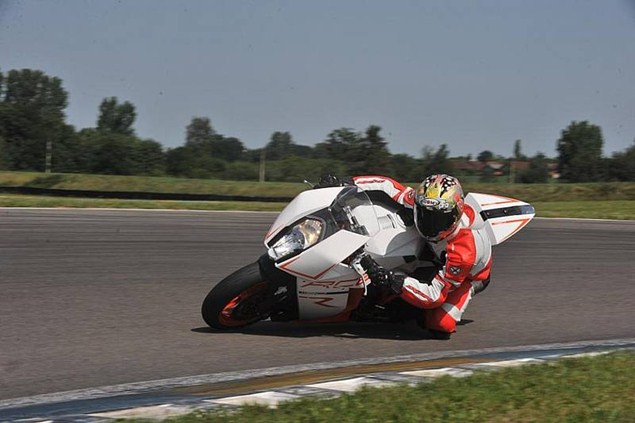 Sebastien Loeb shows motorcycle skills