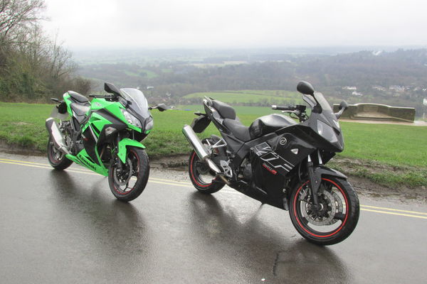 Comparison test: Kawasaki Ninja 300 vs. Daelim VJF250 review