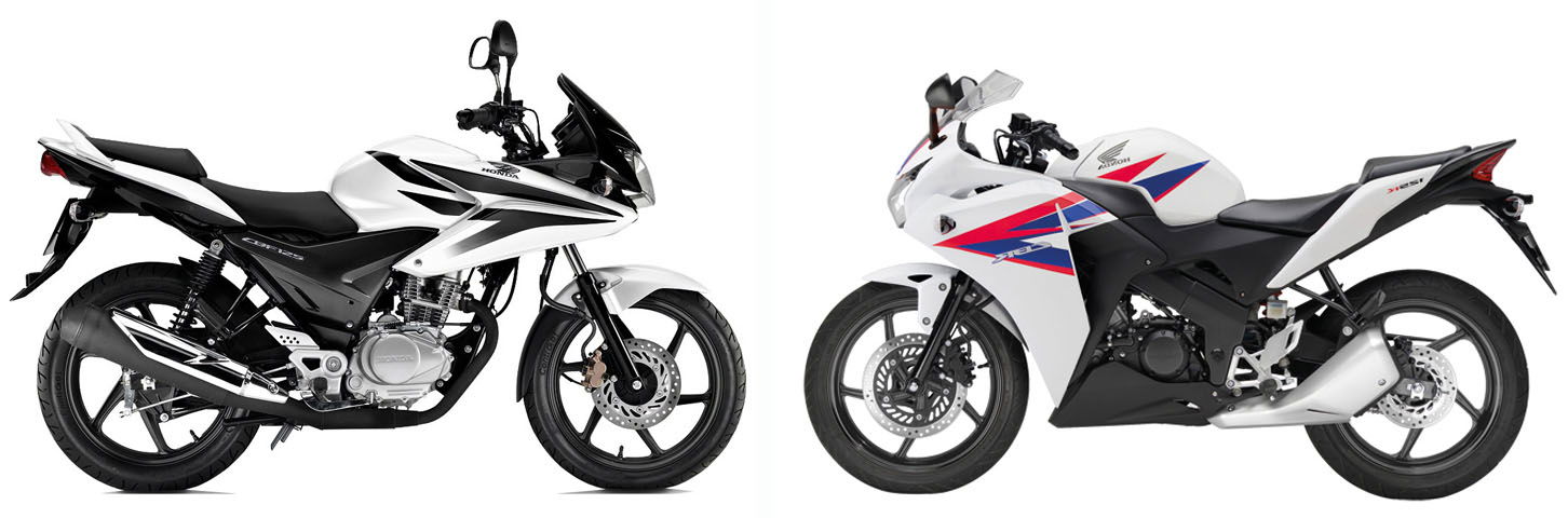 Versus: Honda CBF125 vs Honda CBR125