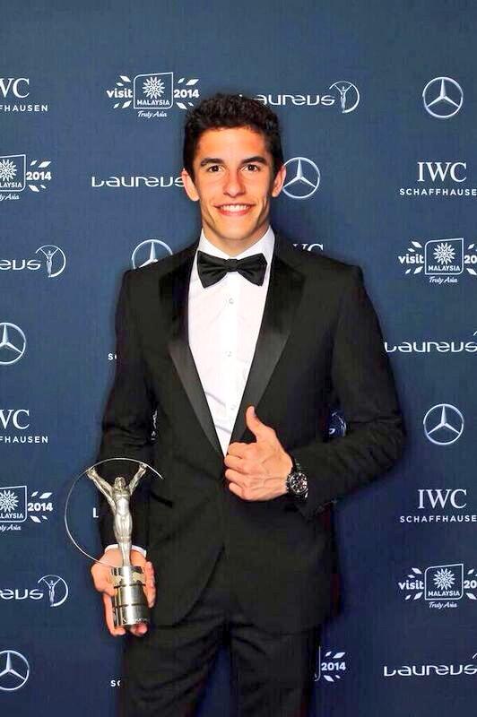 Marquez wins 2014 Laureus World Breakthrough award