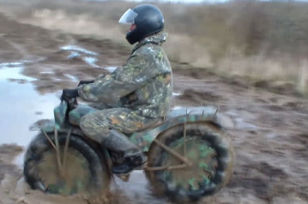 Russian DIY bike