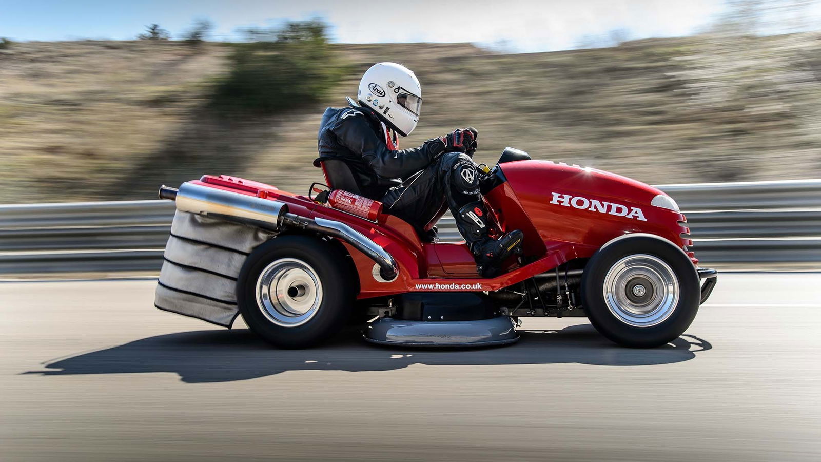 Honda breaks world record with 130mph lawnmower