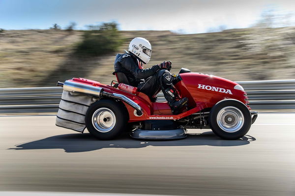 Honda breaks world record with 130mph lawnmower