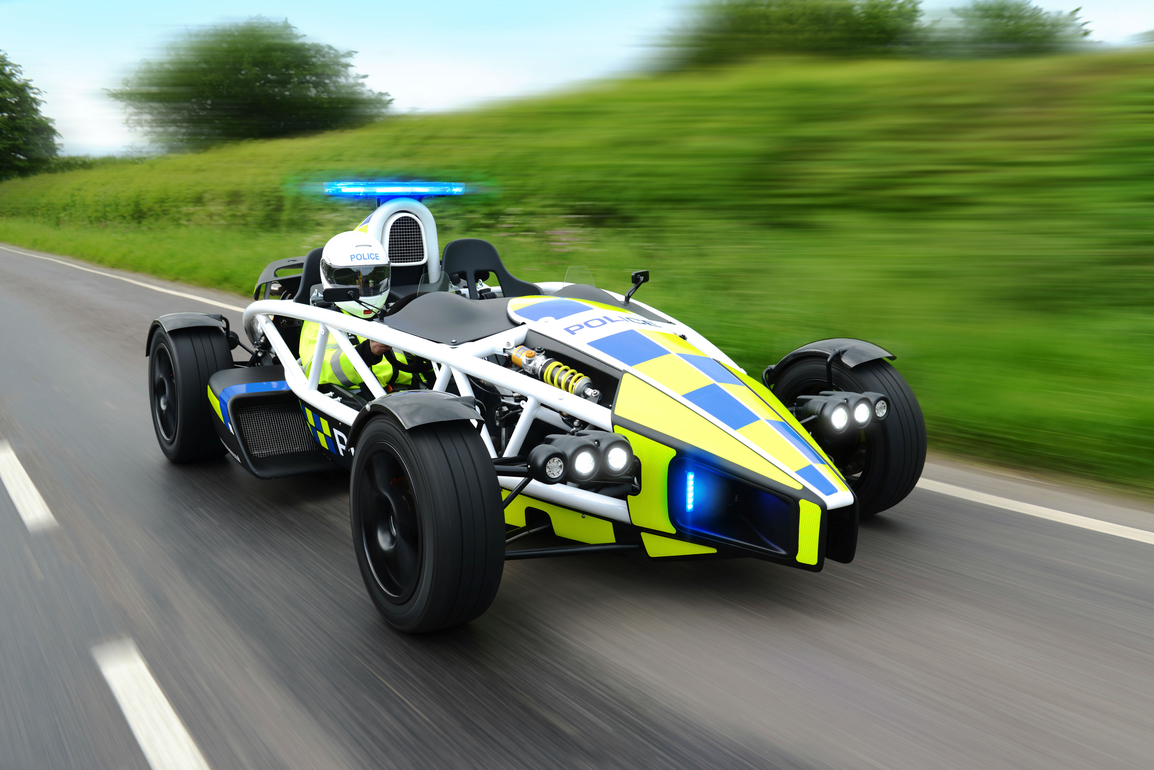 Police draft in 350bhp Ariel Atom for motorcycle operation
