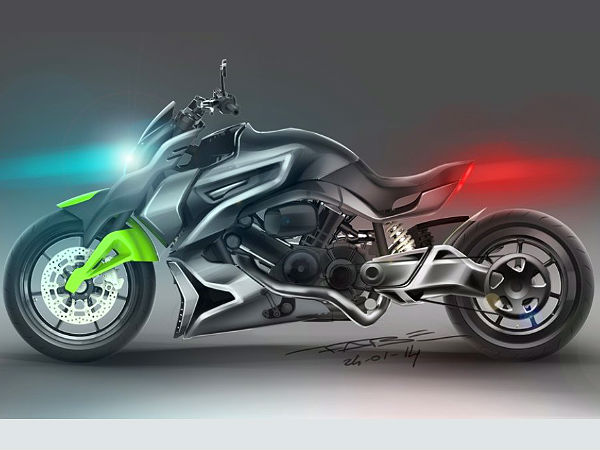 Hyosung's Ducati Diavel-esque concept