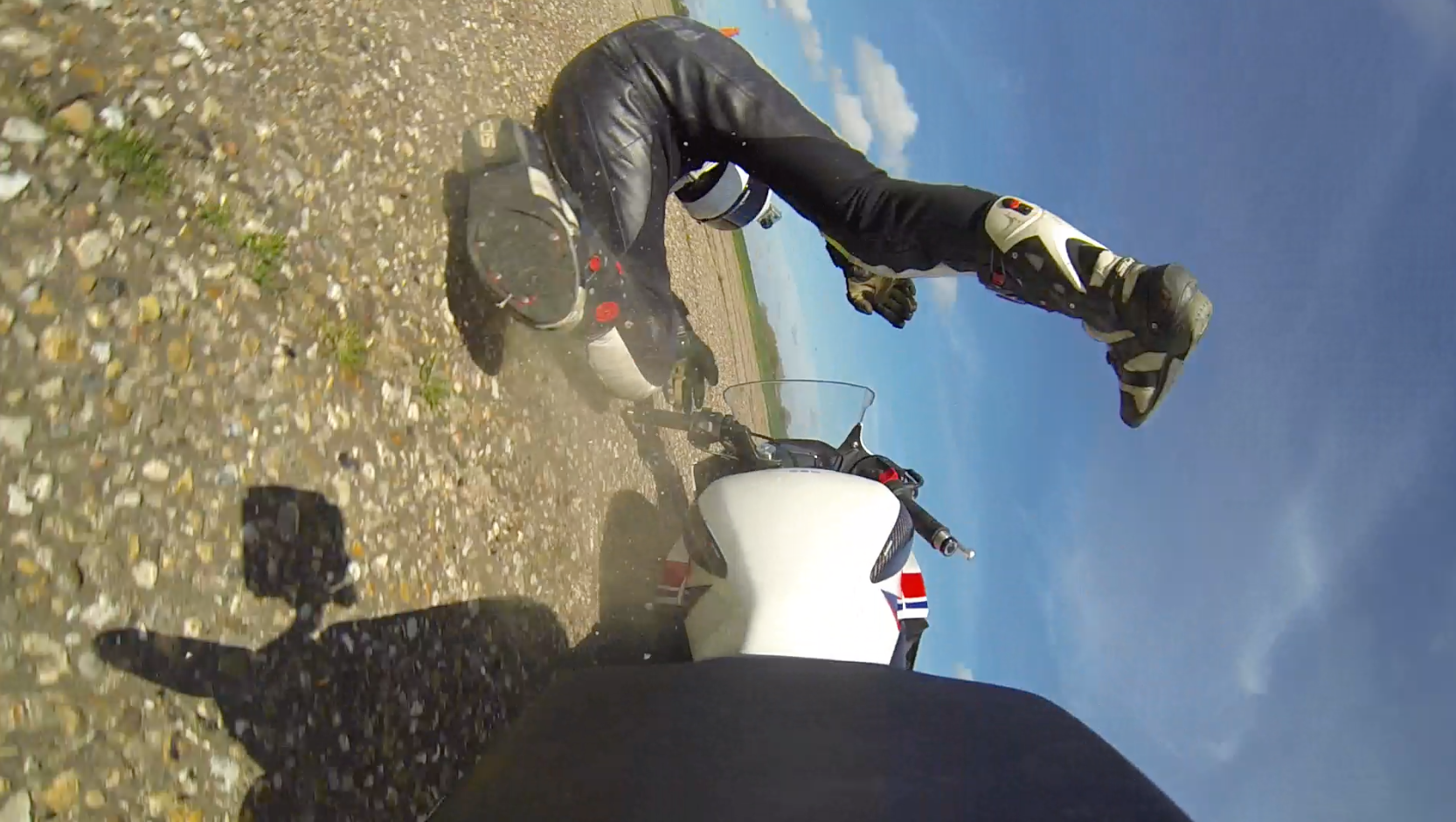 Video: R&G crash tests brand new motorcycle