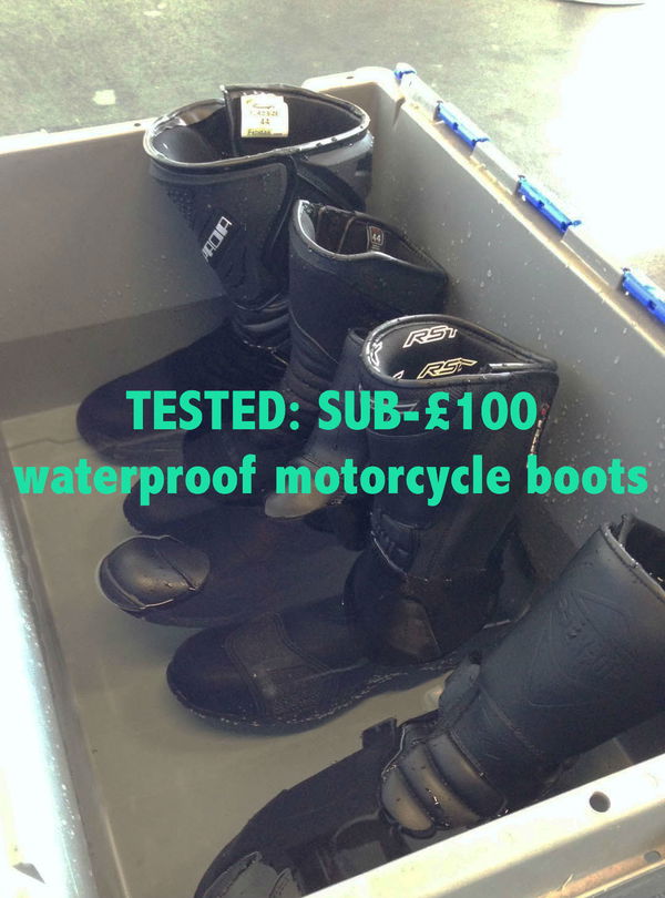 Tested: Sub-£100 waterproof motorcycle boots