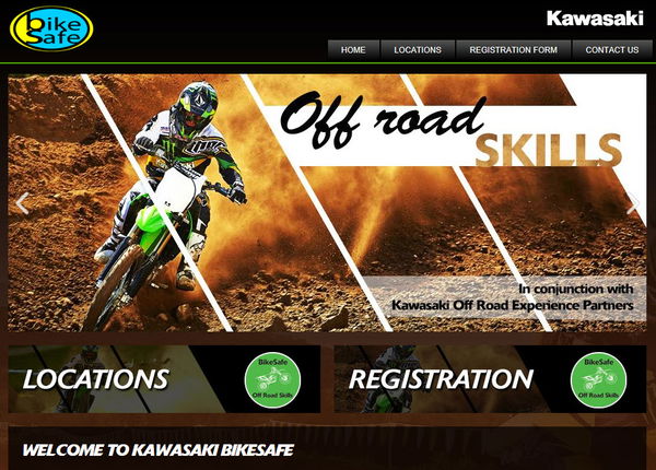 Kawasaki and BikeSafe launch off-road skills course