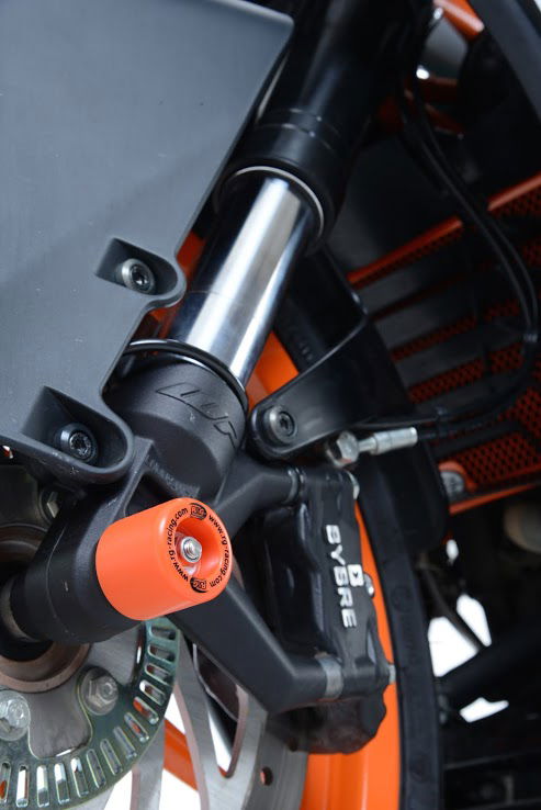 R&G's new crash protection range for KTM RC125