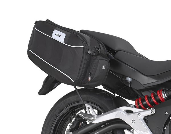 Givi's new universal expandable saddlebags