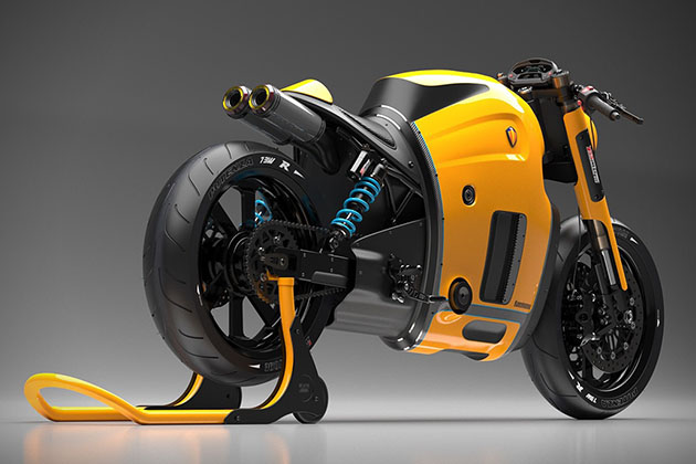 Russian designer draws up Koenigsegg motorcycle concept