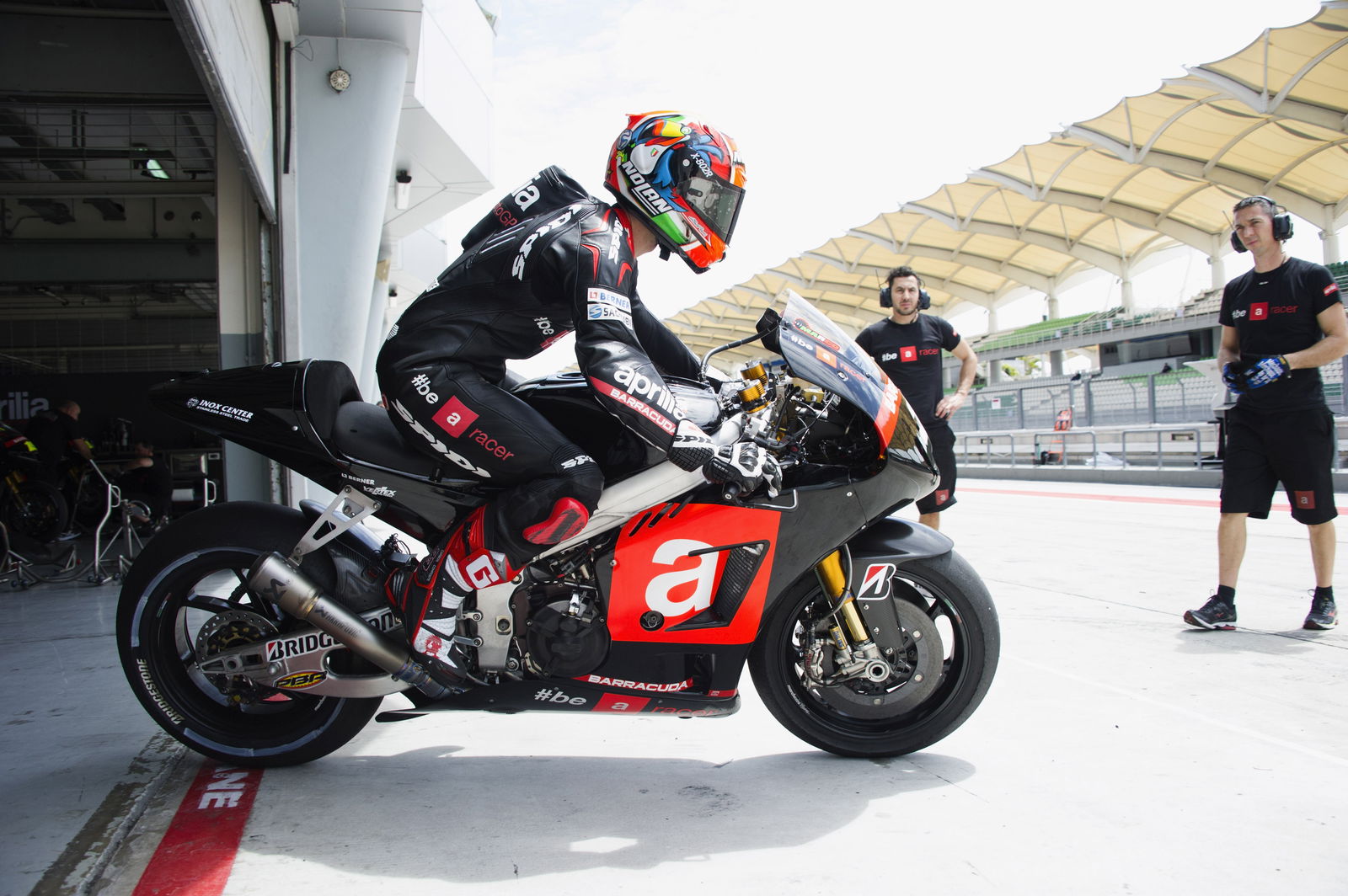 'Positive' second MotoGP test day says Aprilia manager