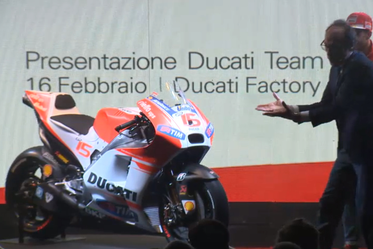 Ducati Desmosedici GP15 unveiled