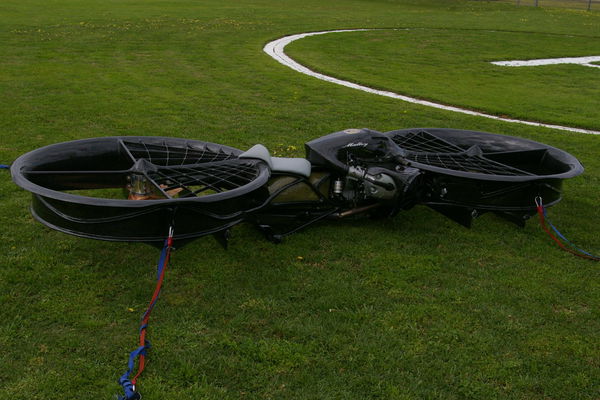 BMW-powered hoverbike has lift off