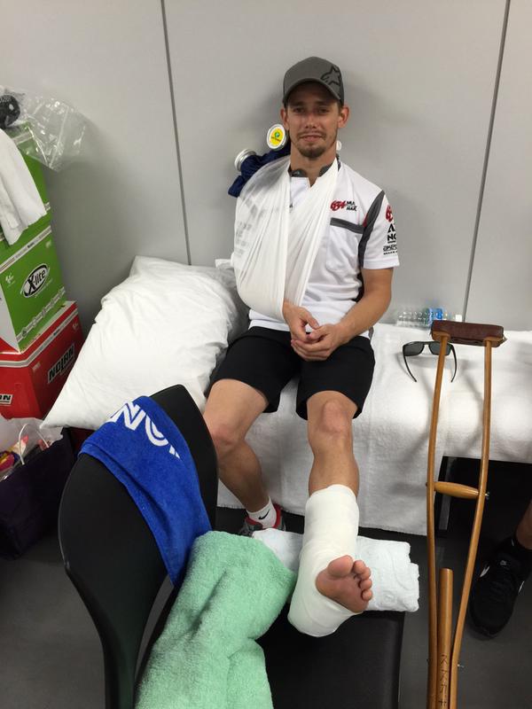 Stoner breaks leg and shoulder in Suzuka 8-Hours crash