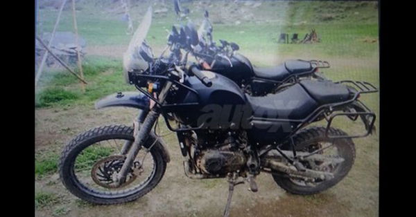 Royal Enfield Himalayan spied