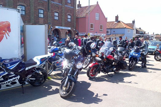 Wells harbour U-turn over bike parking