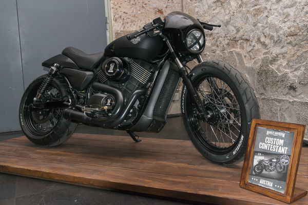 Harley’s Street 750 scrambler custom