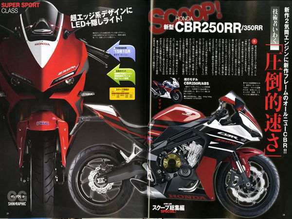 CBR250RR becomes CBR350RR