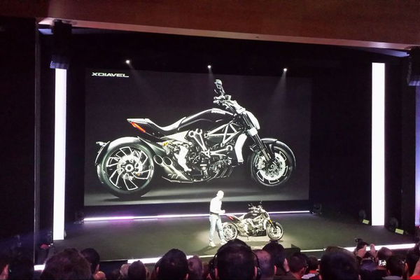 Ducati introduces the XDiavel in Milan