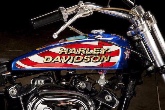 McQueen's and Knievel's bikes up for auction