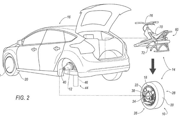 Ford’s patented monowheel