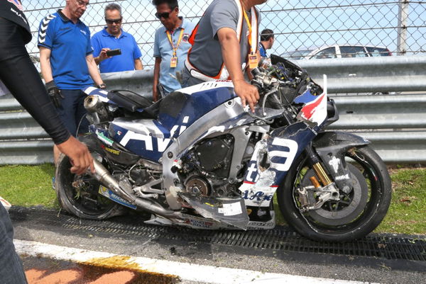 Loris Baz escapes unhurt from 180mph crash