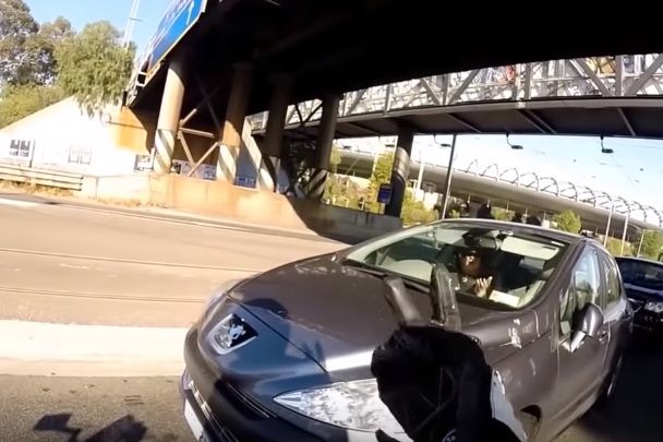 Video: Motorcycle road rage compilation