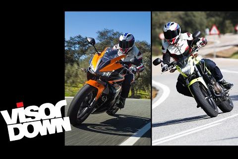 Honda CBR500R and CB500F video review