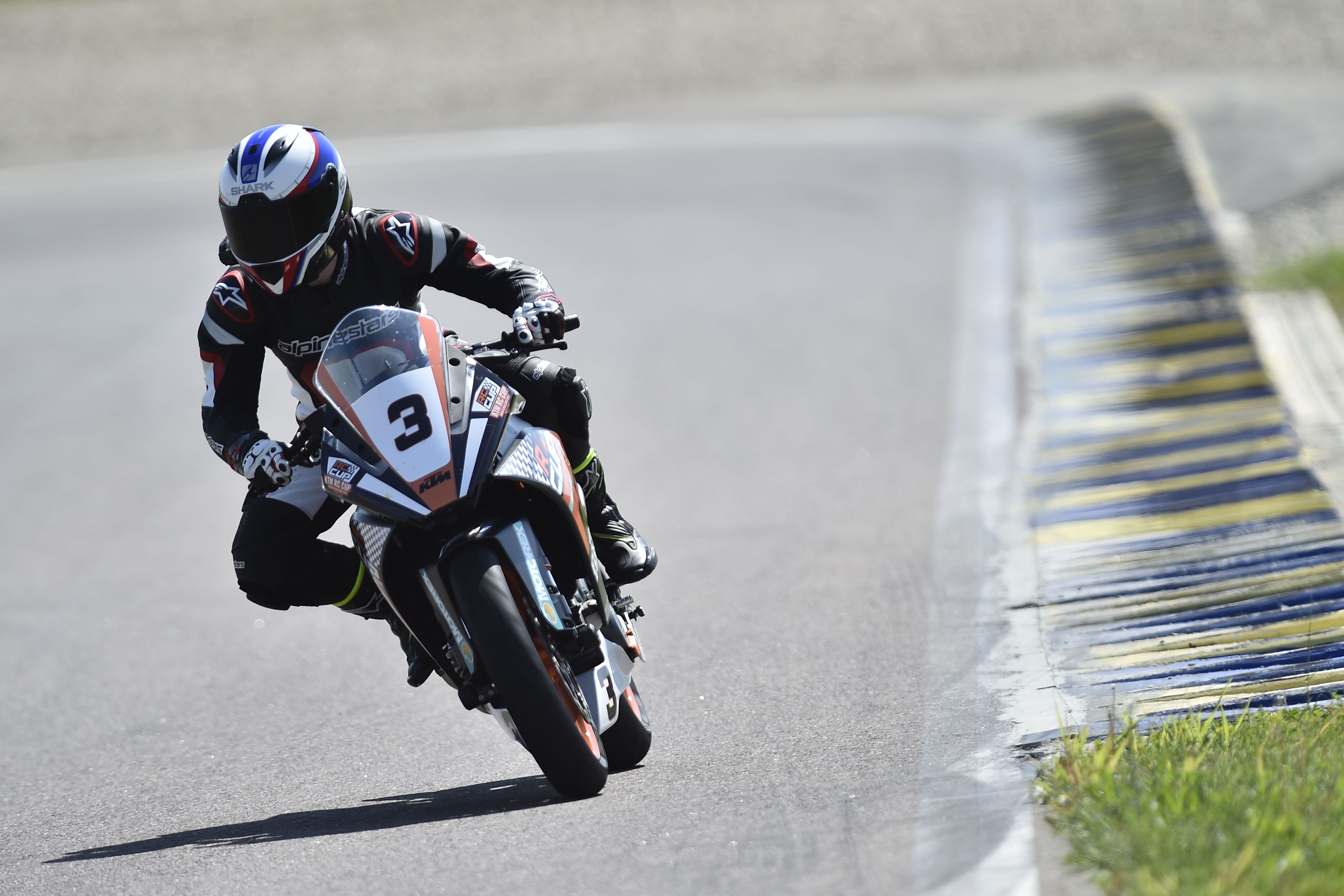 How hard can it be to ride a KTM RC Cup bike to glory?