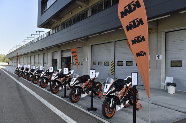 How hard can it be to ride a KTM RC Cup bike to glory?