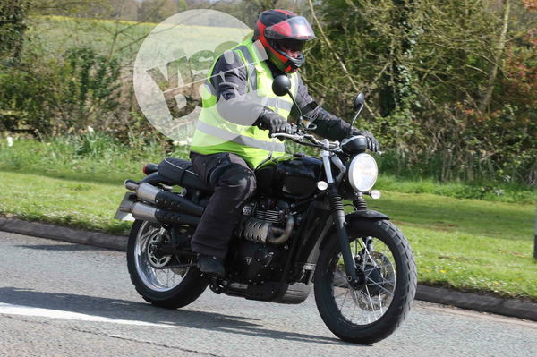 Triumph’s new Scrambler spotted