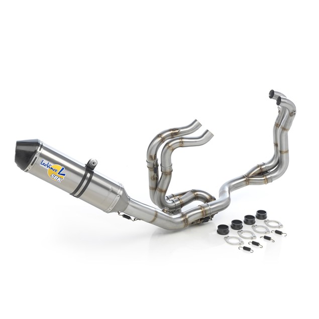 Leo Vince release RSV4 exhaust goodness