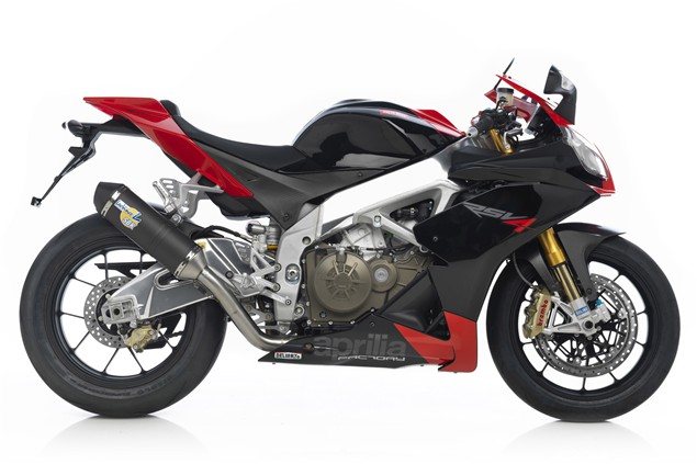 Leo Vince release RSV4 exhaust goodness