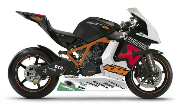 KTM's RC8 R McWilliams replica