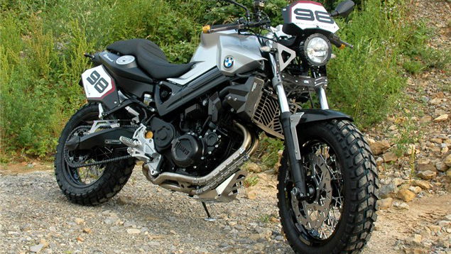 Touratech's BMW F800 ScrambleR