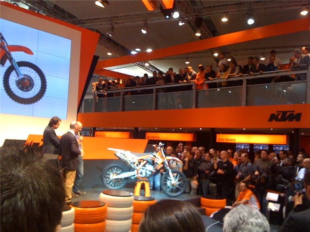 Milan: 2010 KTM 350MX goes on show