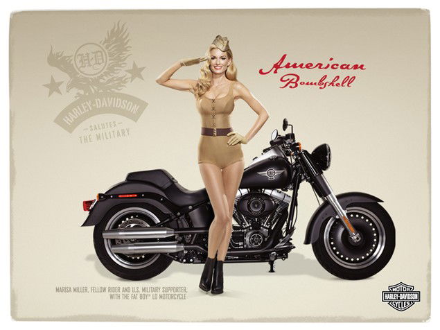 Marisa Miller - Harley-Davidson wallpapers