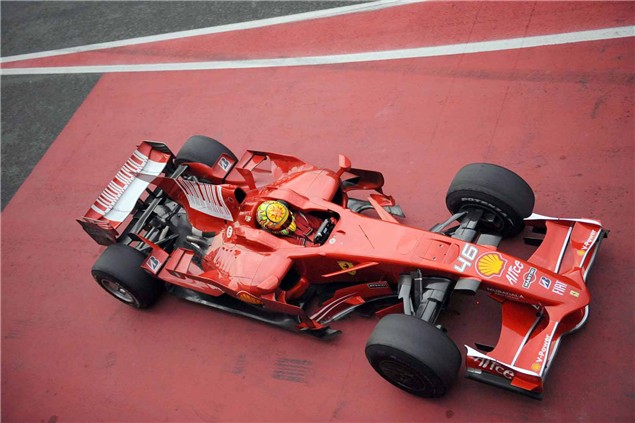 Valentino Rossi Ferrari F1 picture special