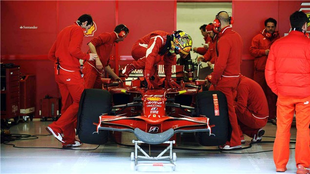 Valentino Rossi Ferrari F1 picture special