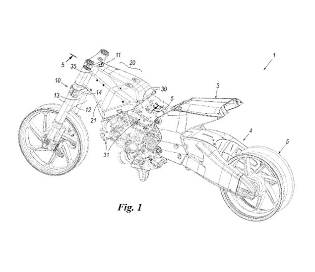 Ducati to build a frameless motorcycle?