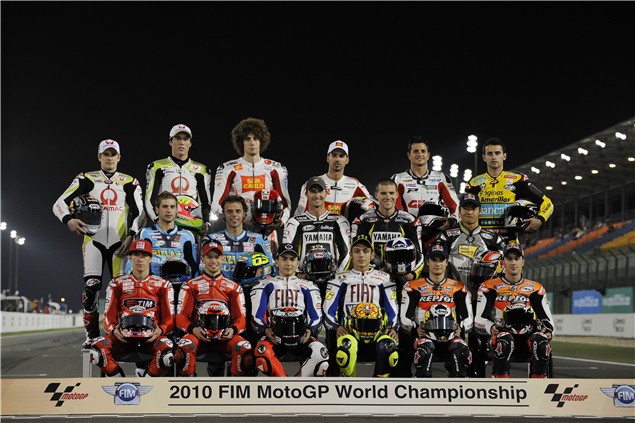 2010 MotoGP Championship standings - Qatar