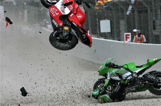 Top 10 MotoGP crash pics