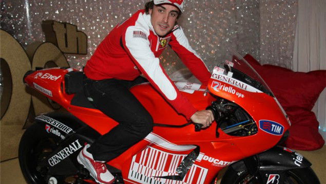 Alonso gifted Ducati Desmosedici