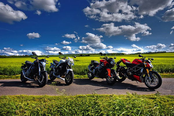 The Power and the Glory: Ducati Streetfighter S v BMW K1300R v Triumph Speed Triple v Honda CB1000R